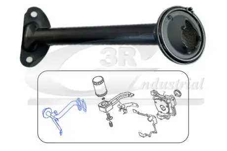 Маслоприймач VAG 1,4 02-14 3RG 84748 Фольксваген Гольф 6