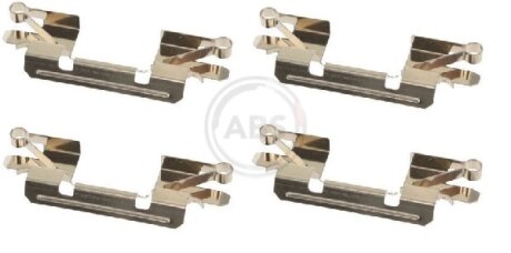 Монтажний к-кт диск.колодок Mitsubishi L200 / NISSAN Navara 05.06- a.B.S 1769Q на Митсубиси L200