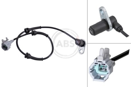 Датчик ABS заднiй, правий a.B.S 31688 на Ниссан Х (икс) трейл т30