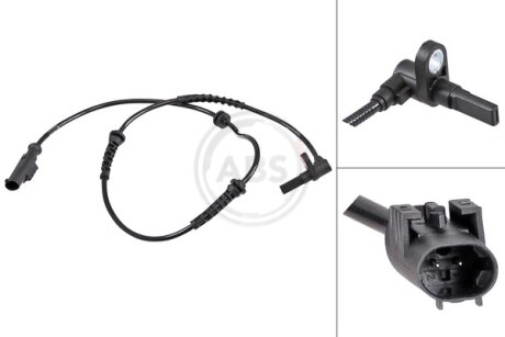 Датчик ABS переднiй a.B.S 31833 на Фиат 500-500с-500е-500l-500x