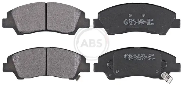 Комплект гальмівних колодок A.B.S 35046
