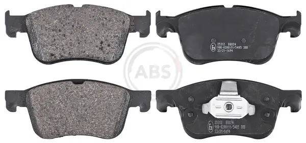Гальмівні колодки пер. Kuga III 18- (155.1х64.4х16.8/ATE) A.B.S 35312