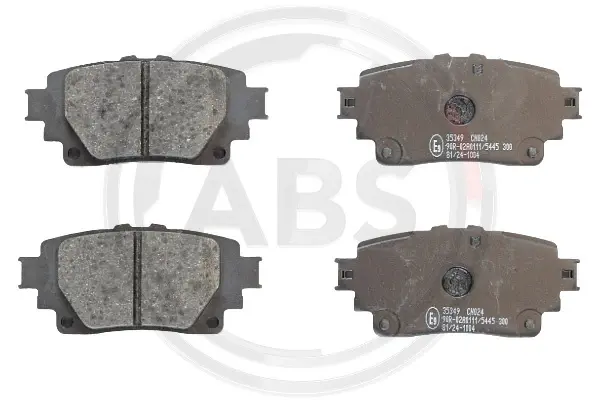 Гальмівні колодки зад. Lexus NX 21-/RX 23- /Toyota Rav4 19- (Akebono) A.B.S 35349 (фото 1)