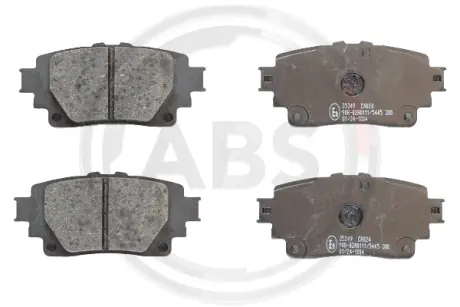 Гальмівні колодки зад. Lexus NX 21-/RX 23- /Toyota Rav4 19- (Akebono) A.B.S 35349