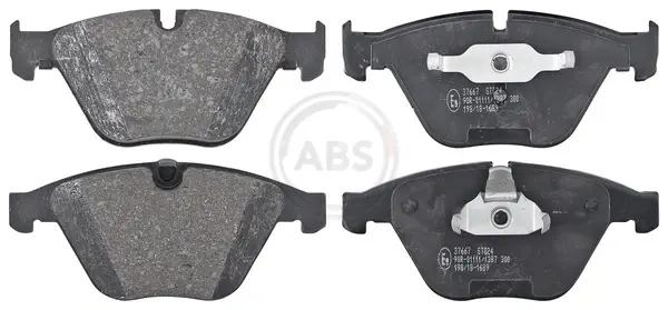 Гальмівні колодки пер. BMW 3 (E90)/X1 (E84) (ATE) 04-12 (155,1x68,5x20,3) A.B.S 37667 (фото 1)