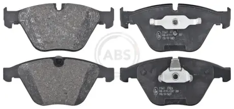 Гальмівні колодки пер. BMW 3 (E90)/X1 (E84) (ATE) 04-12 (155,1x68,5x20,3) A.B.S 37667