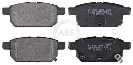 Колодка гальм. диск. SUZUKI SX4 задн. (ABS) a.B.S 37886 на Сузуки Свифт