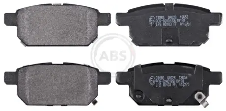 Колодка гальм. диск. SUZUKI SX4 задн. (вир-во ABS) A.B.S 37886