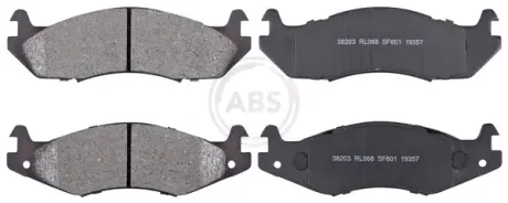 Комплект гальмівних колодок A.B.S 38203