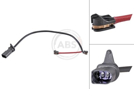 Датчик гальмiвних колодок переднiй, 505mm a.B.S 39952 на Ауди A6 C8