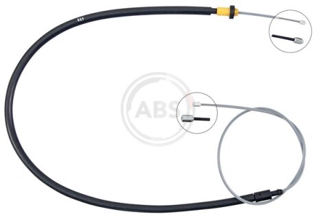 Трос ручного гальма a.B.S K14080 на Ситроен С4 кактус