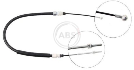 Трос ручного гальма a.B.S K19728 на Пежо 607