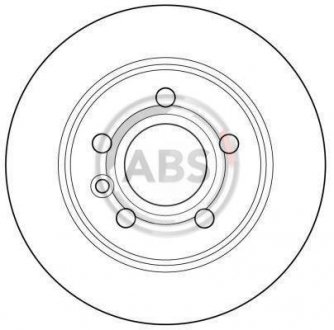 Задній гальмівний (тормозний) диск a.B.S 16298