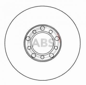 Передний тормозной диск a.B.S 15740