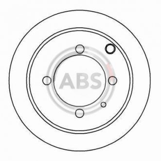 Задний тормозной диск a.B.S 16472