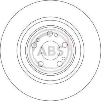 Гальмiвнi диски переднi a.B.S 17037
