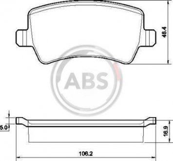 Тормозные колодки a.B.S 37562