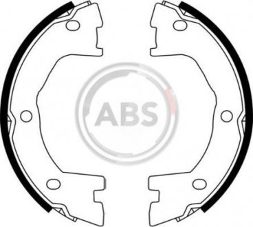 Колодки ручного (стоячого) тормоза a.B.S 9199
