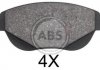 Передні тормозні (гальмівні) колодки a.B.S 37885