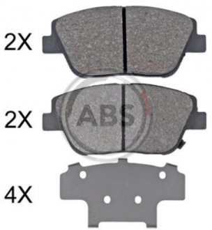 Передні тормозні (гальмівні) колодки a.B.S 35033