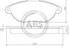 Передні тормозні (гальмівні) колодки a.B.S 36911