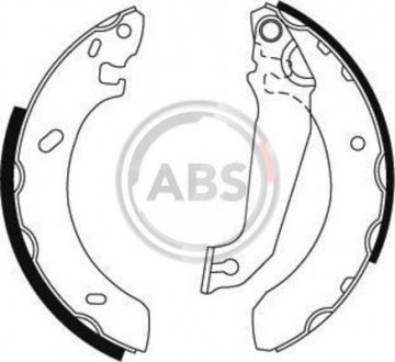 Задні тормозні (гальмівні) колодки a.B.S 8919