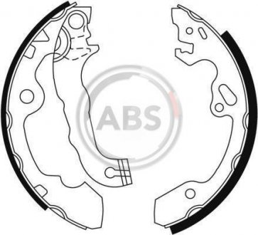 Задні тормозні (гальмівні) колодки a.B.S 9054