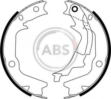 Задні тормозні (гальмівні) колодки a.B.S 9198