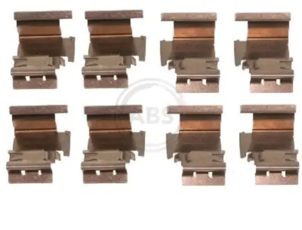 Монтажный к-кт торм. колодок AUDI; CITRIEN; FIAT; OPEL; PEUGEOT; SKODA; TOYOTA (пр-во ABS) A.B.S 1298Q