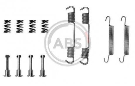 Монтажный к-кт торм. колодок BMW HAND BRAKE (пр-во) a.B.S 0708Q