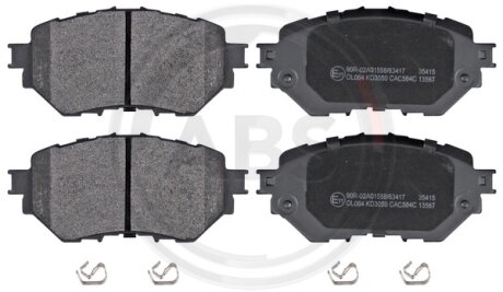 Передние тормозные колодки a.B.S 35415