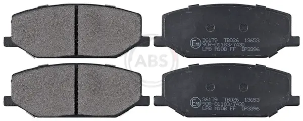 Передние тормозные колодки A.B.S 36179