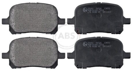 Передние тормозные колодки a.B.S 37033