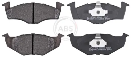 Передние тормозные колодки A.B.S 37092