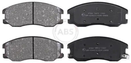 Передні тормозні (гальмівні) колодки A.B.S 37582
