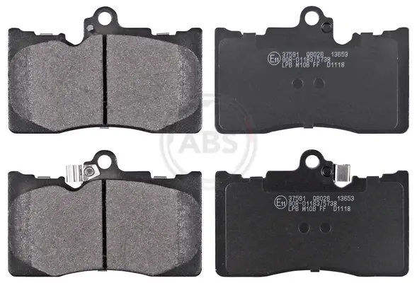 Передние тормозные колодки A.B.S 37591