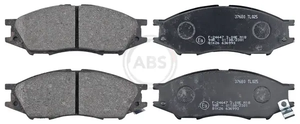 Передние тормозные колодки A.B.S 37680