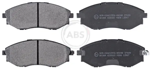Передние тормозные колодки A.B.S 37699
