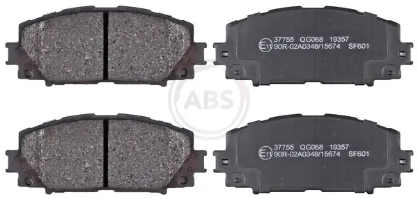 Передние тормозные колодки A.B.S 37755