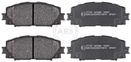 Передние тормозные колодки A.B.S 37755