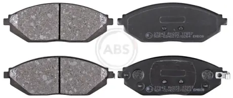 Передние тормозные колодки A.B.S 37842
