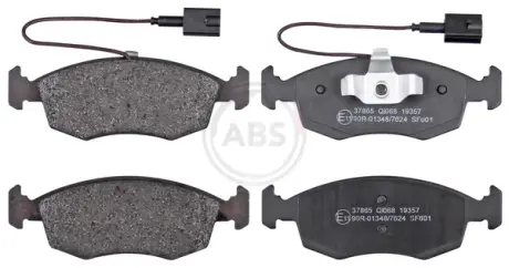Передние тормозные колодки A.B.S 37865