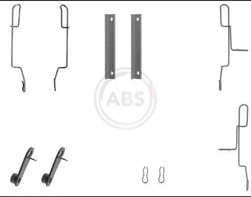Ремкомплект гальмiвних колодок A.B.S 1188Q