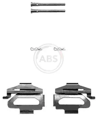 Ремкомплект гальмiвних колодок A.B.S 1225Q