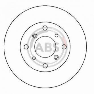 Вентилируемый тормозной диск a.B.S 16171