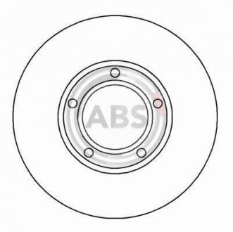 Передній гальмівний (тормозний) диск a.B.S 15814