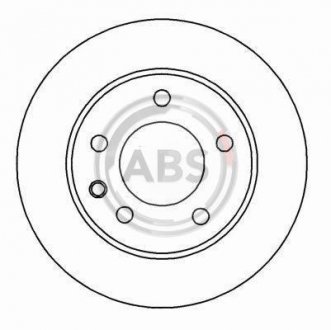 Вентильований гальмівний диск a.B.S 15819