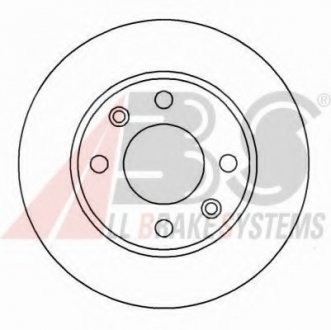 Тормозной диск a.B.S 15880