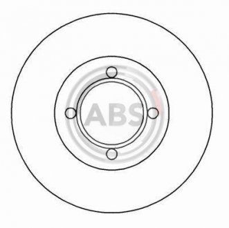 Передній гальмівний (тормозний) диск a.B.S 15750