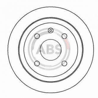 Задний тормозной диск a.B.S 16928